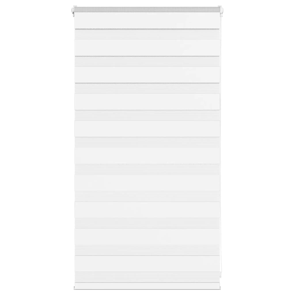 vidaXL Zebra Blind White 70x100 cm Fabric Width 65.9 cm Polyester