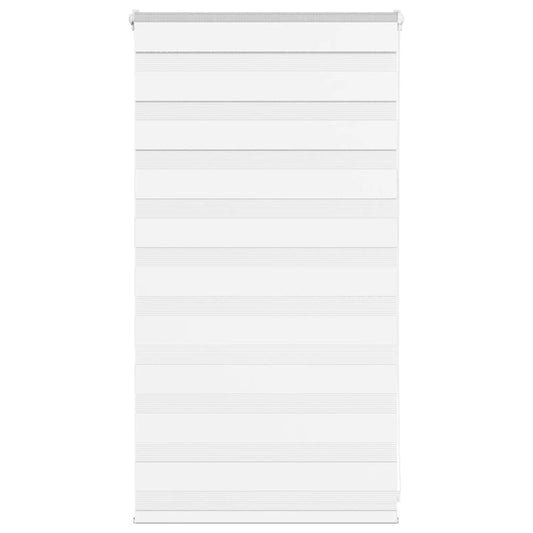 vidaXL Zebra Blind White 70x100 cm Fabric Width 65.9 cm Polyester