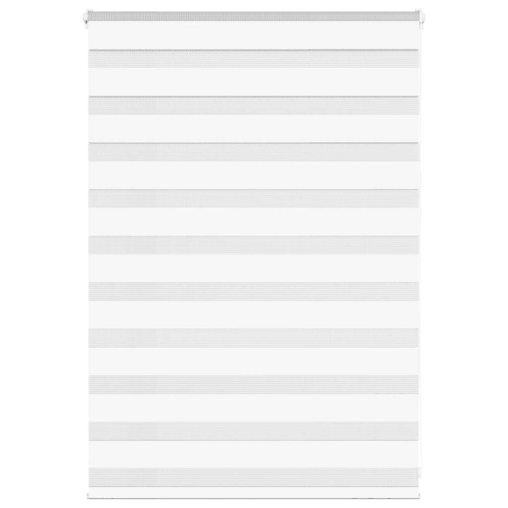 Zebra Blind White 115x100 cm Fabric Width 110.9 cm Polyester