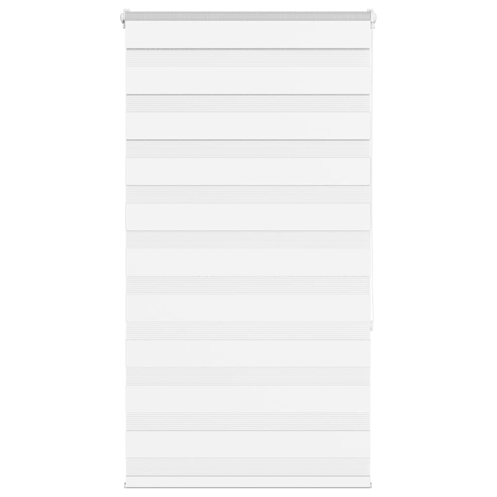 vidaXL Zebra Blind White 70x150 cm Fabric Width 65.9 cm Polyester