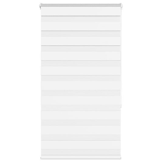 vidaXL Zebra Blind White 70x150 cm Fabric Width 65.9 cm Polyester