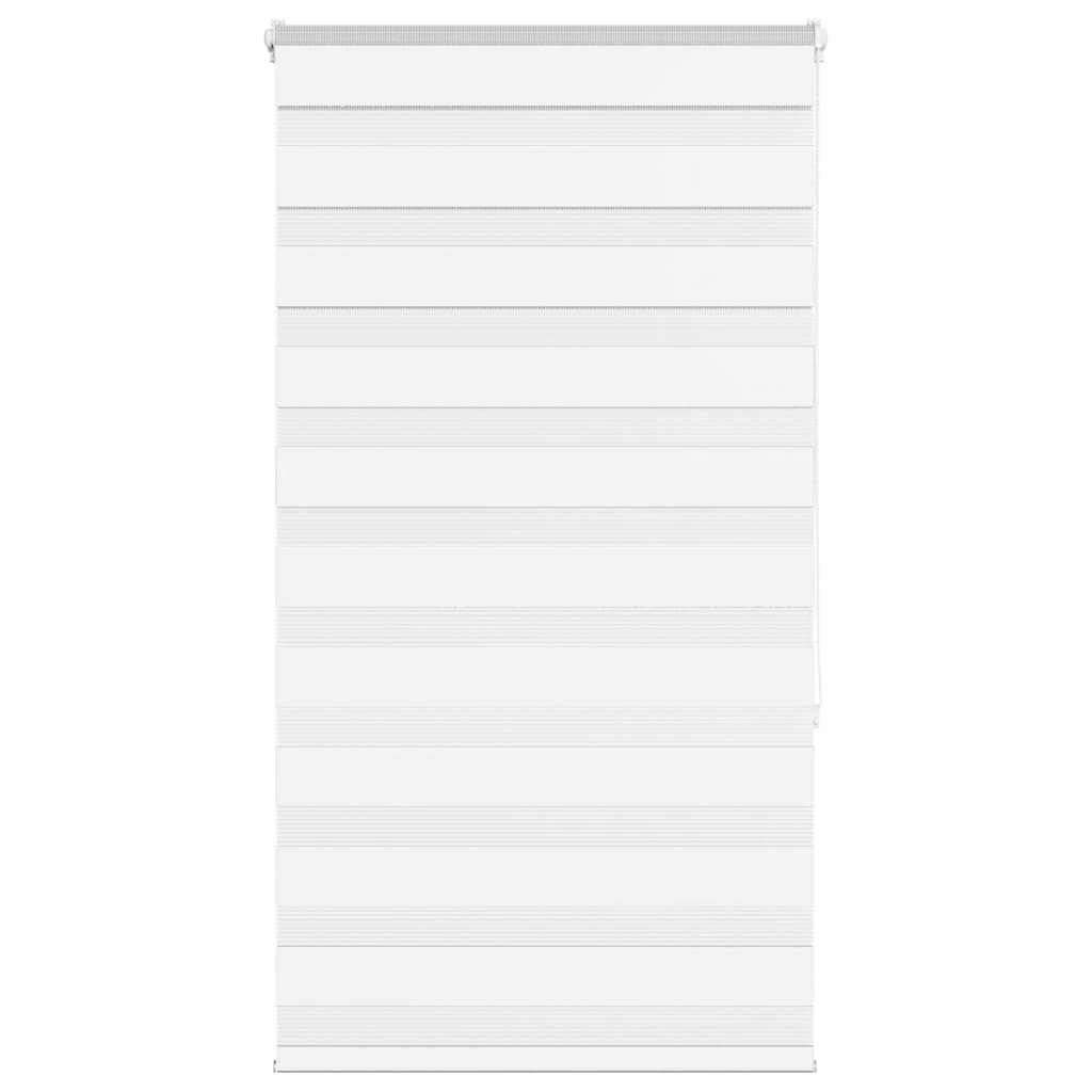 vidaXL Zebra Blind White 75x150 cm Fabric Width 70.9 cm Polyester