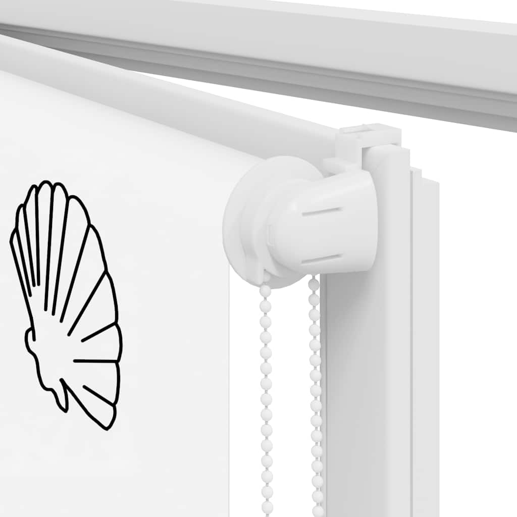 Shower Roller Blind 130x240 cm Fabric Width 126 cm
