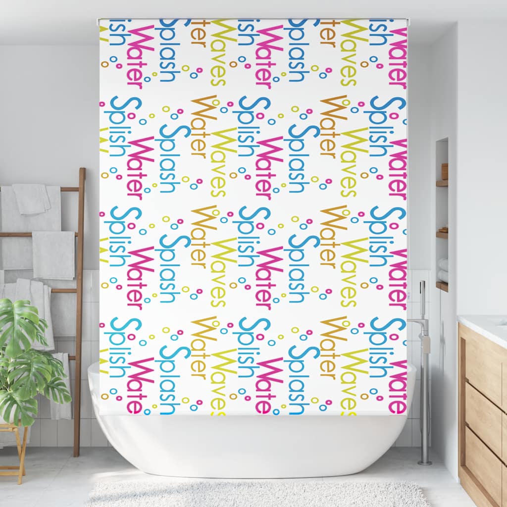 Shower Roller Blind 160x240 cm Fabric Width 156 cm