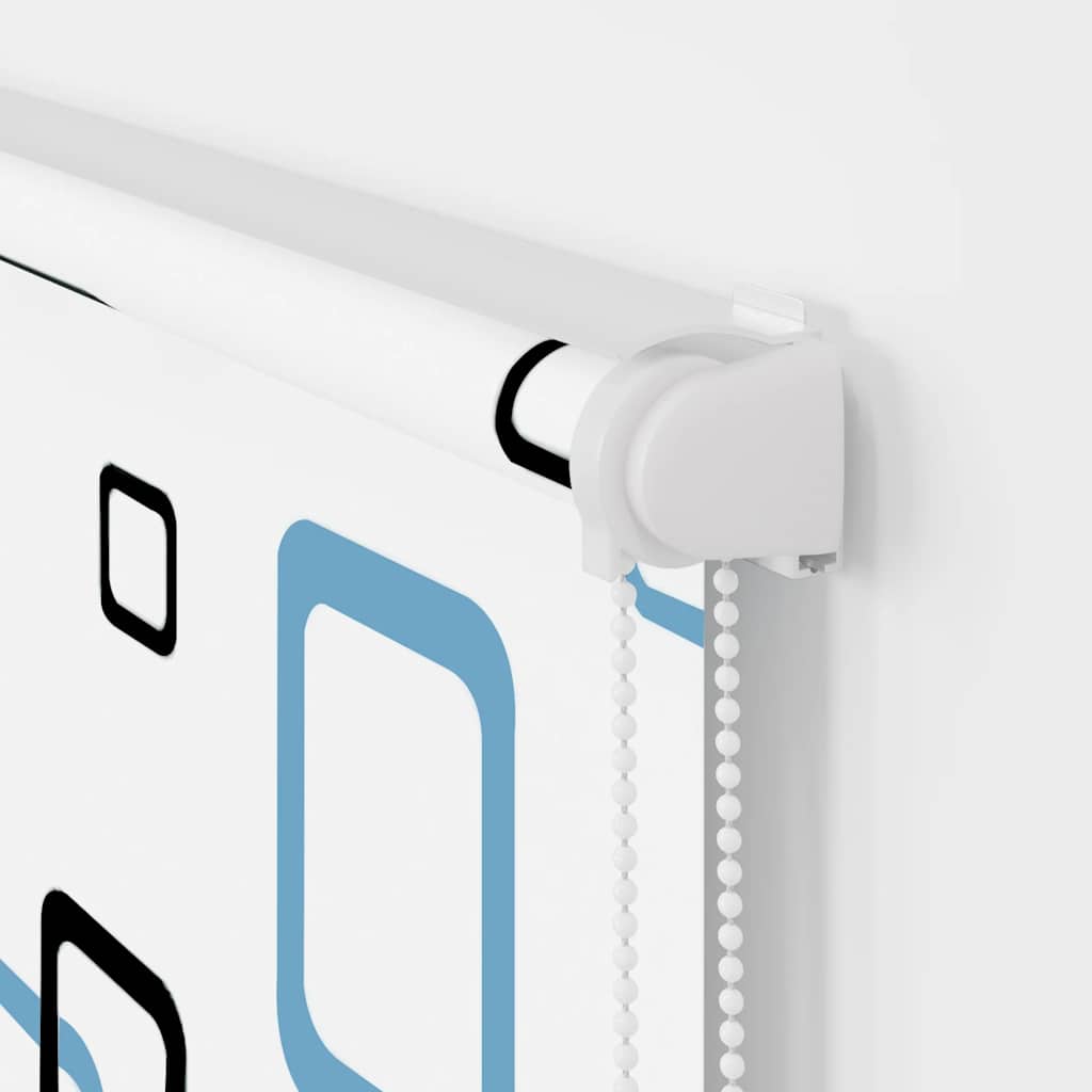 Shower Roller Blind with Cassette 90x240 cm Fabric Width 86 cm