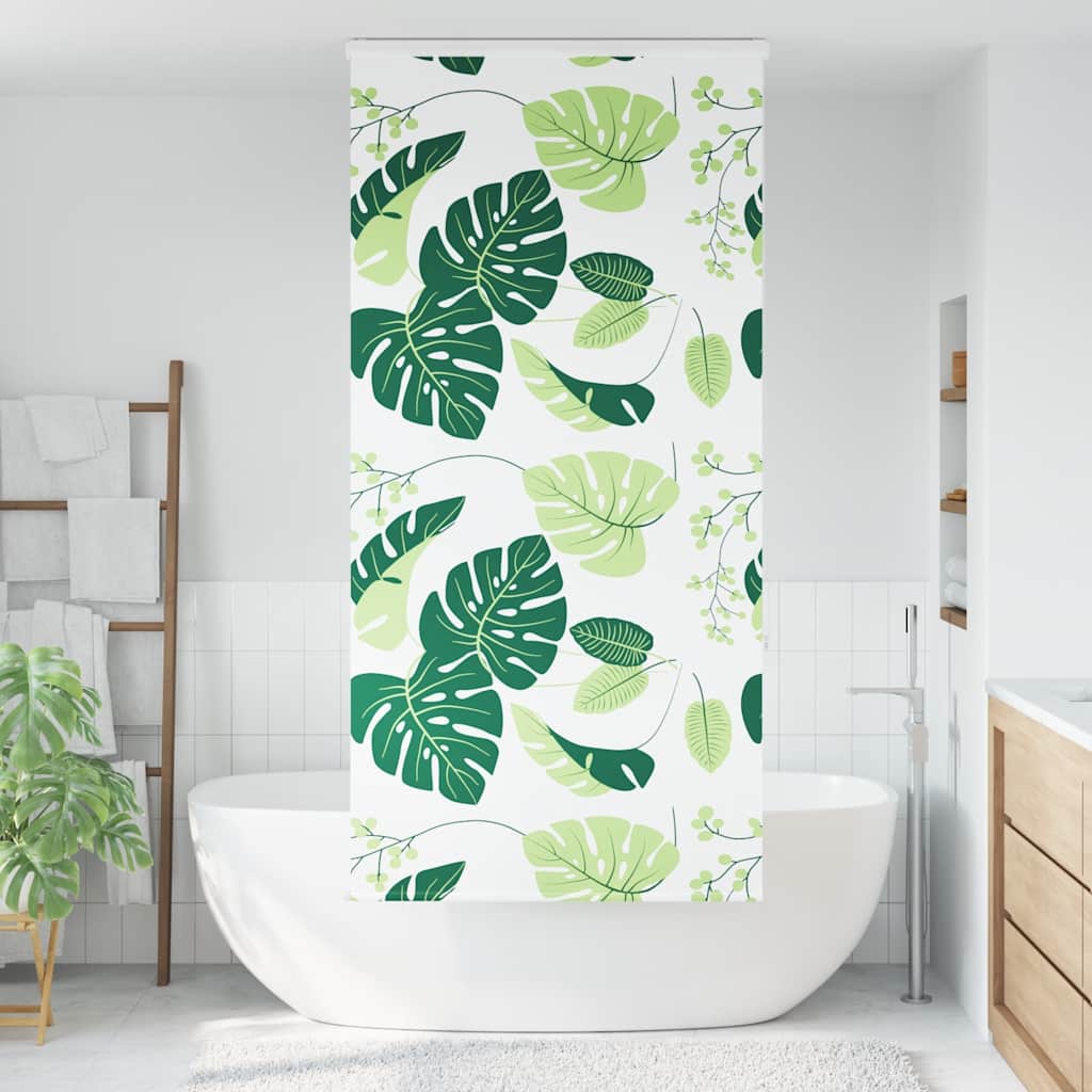 Shower Roller Blind with Cassette 90x240 cm Fabric Width 86 cm