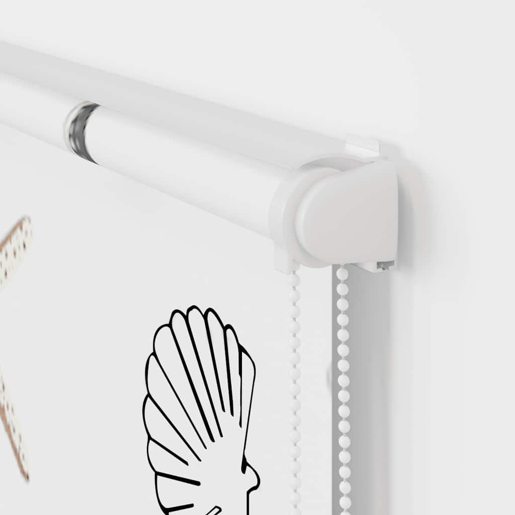 Shower Roller Blind with Cassette 130x240 cm Fabric Width 126 cm