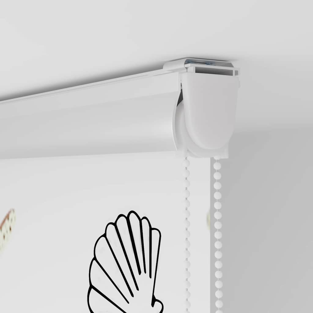 Shower Roller Blind with Cassette 140x240 cm Fabric Width 136 cm