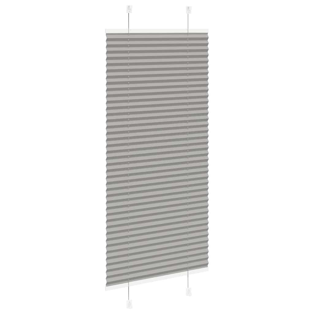 Pleated Blind Anthracite 55x100 cm Fabric Width 54.4 cm Polyester