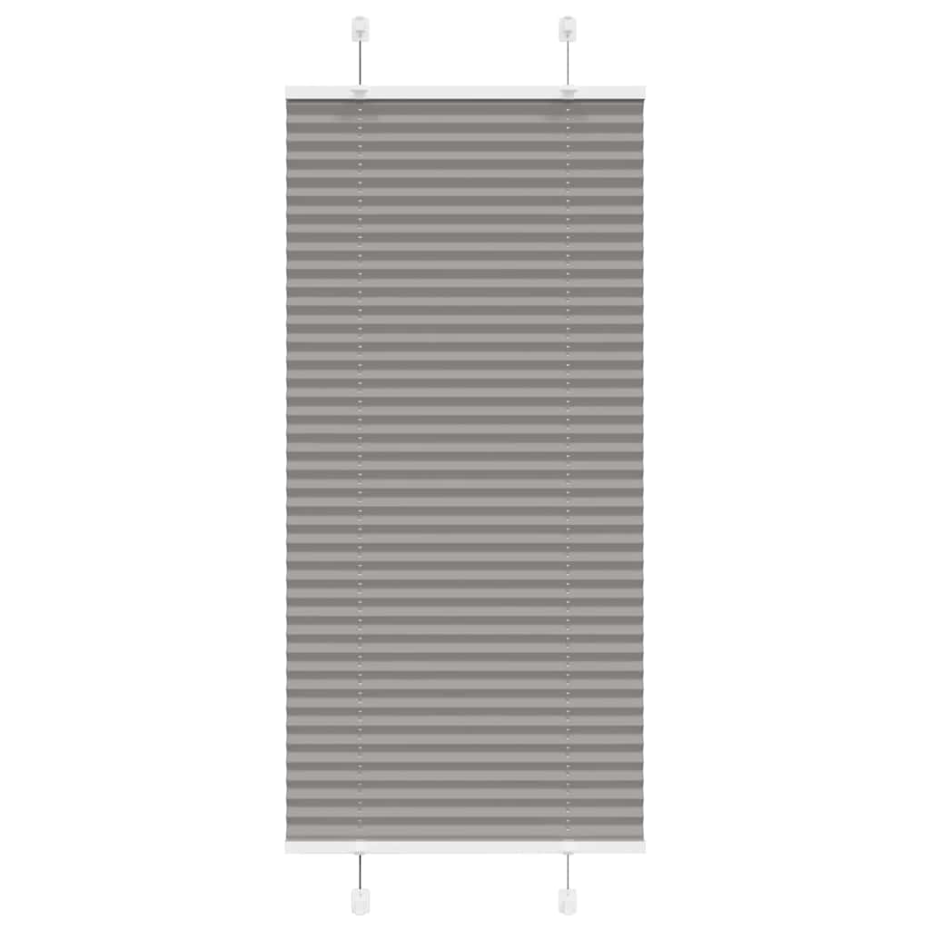 Pleated Blind Anthracite 60x150 cm Fabric Width 59.4 cm Polyester