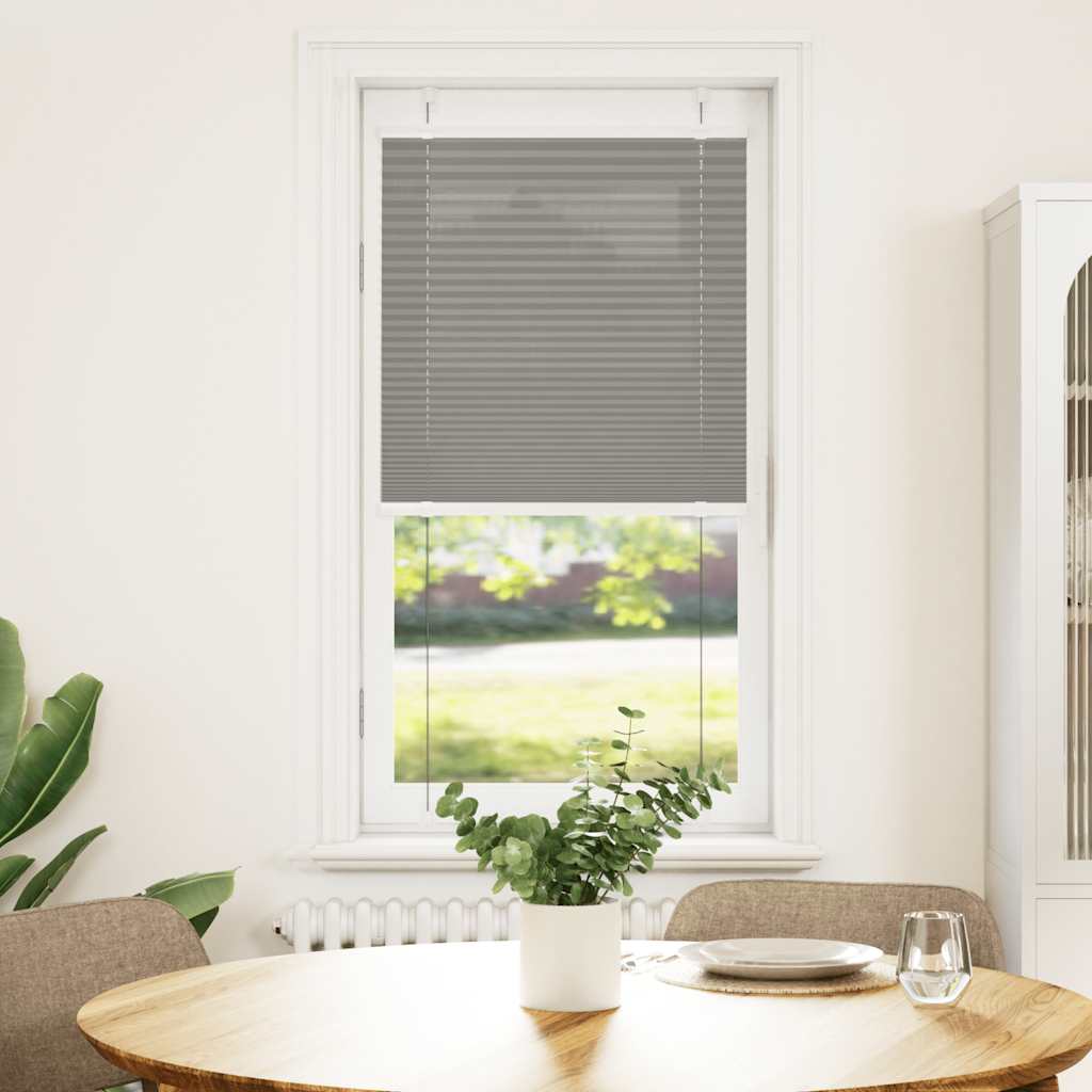 Pleated Blind Anthracite 60x150 cm Fabric Width 59.4 cm Polyester