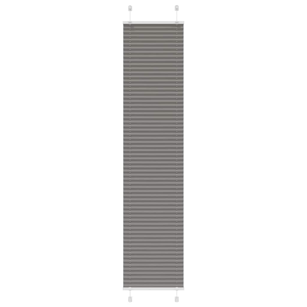 Pleated Blind Anthracite 40x200 cm Fabric Width 39.4 cm Polyester