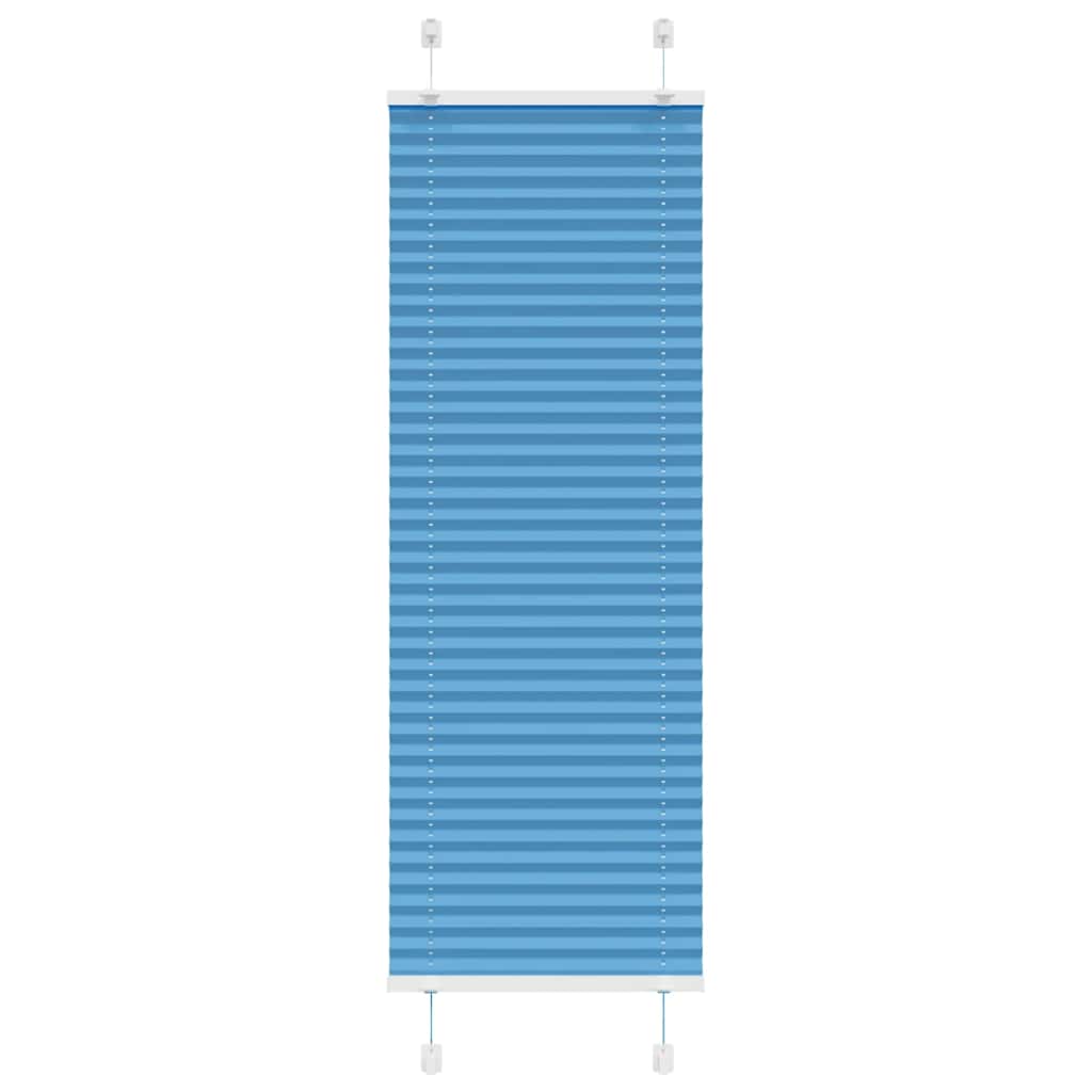 Pleated Blind Blue 45x150 cm Fabric Width 44.4 cm Polyester