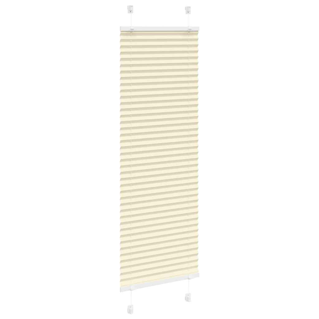 Pleated Blind Cream 50x100 cm Fabric Width 49.4 cm Polyester