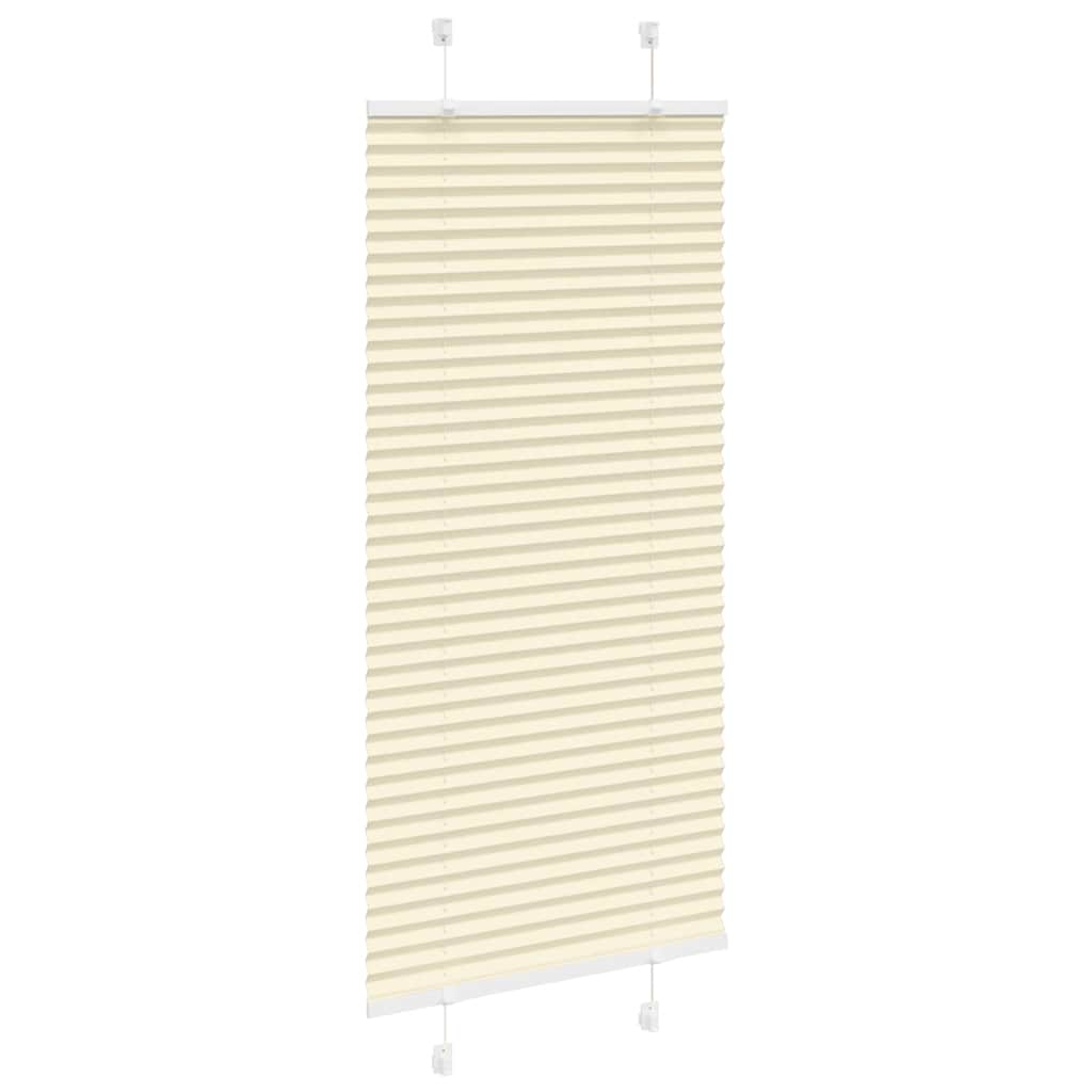 Pleated Blind Cream 55x100 cm Fabric Width 54.4 cm Polyester