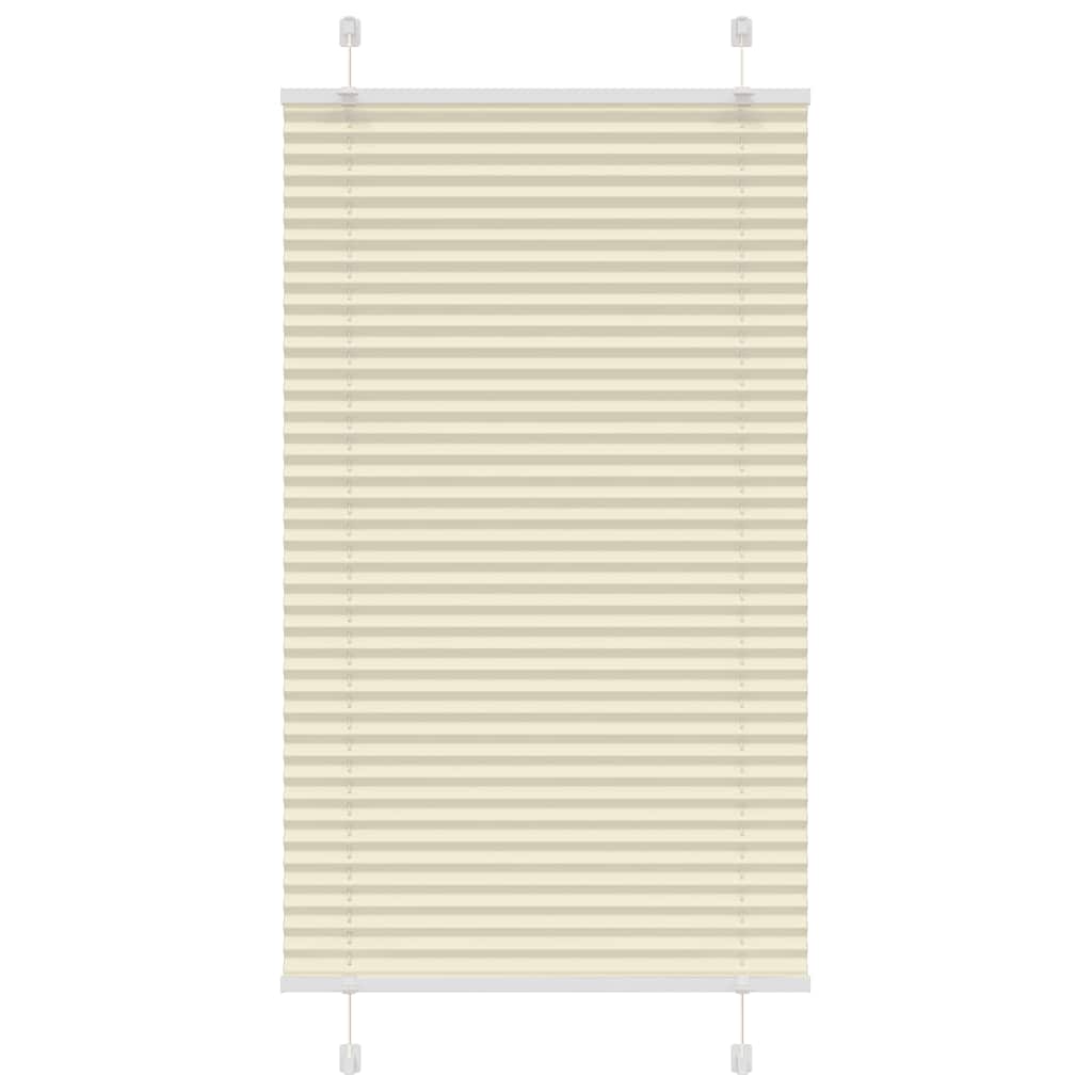 Pleated Blind Cream 70x100 cm Fabric Width 69.4 cm Polyester