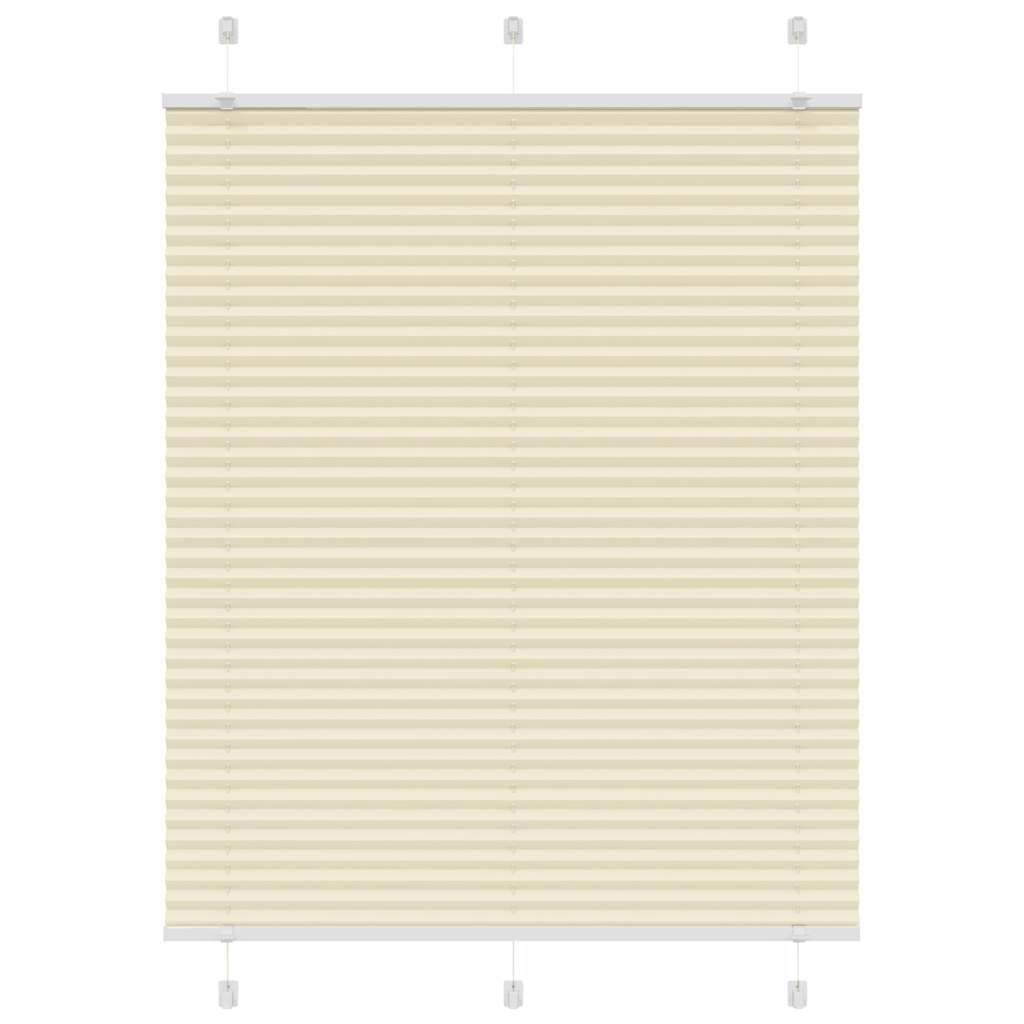 Pleated Blind Cream 110x100 cm Fabric Width 109.4 cm Polyester