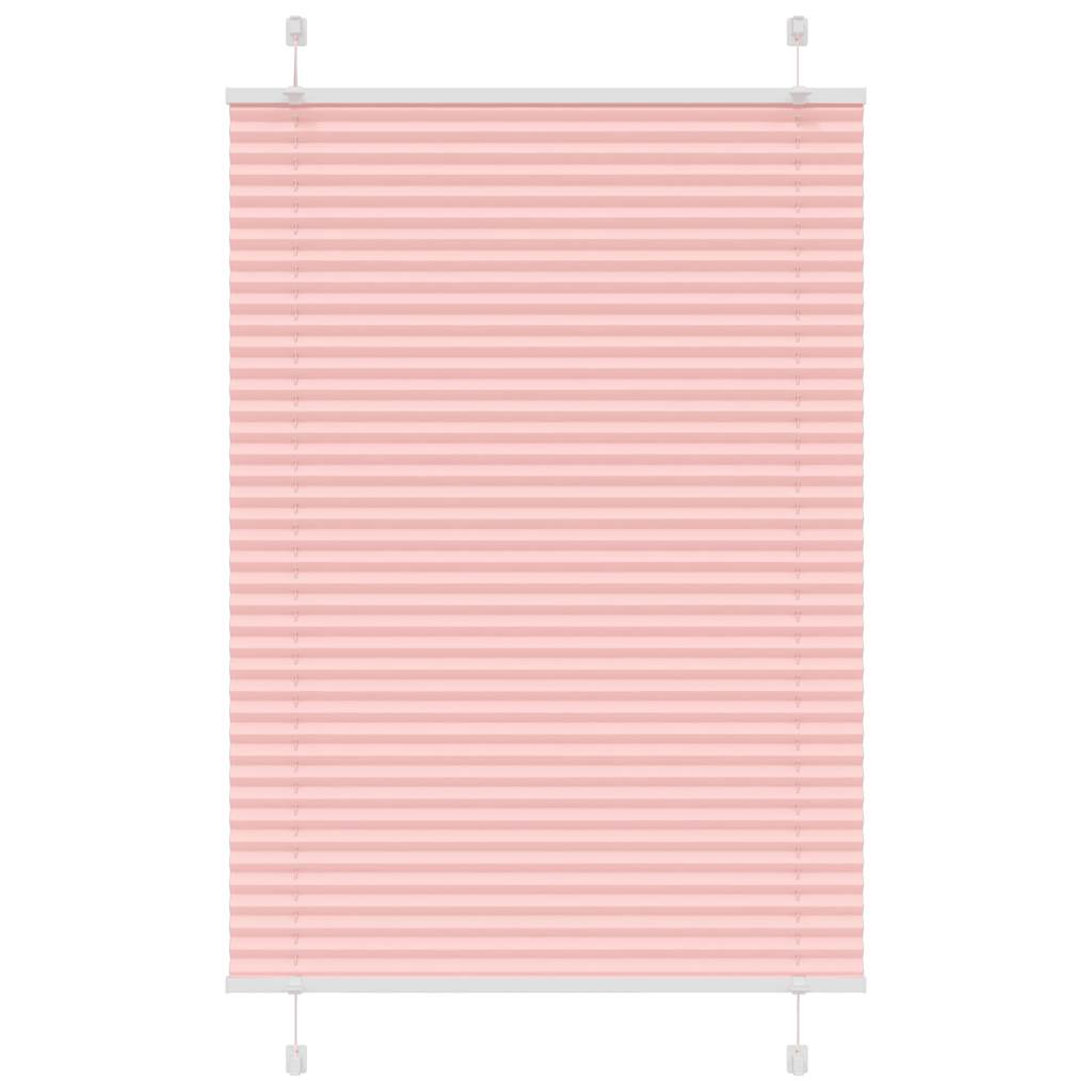 Pleated Blind Pink 90x100 cm Fabric Width 89.4 cm Polyester