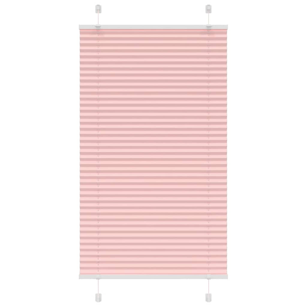 Pleated Blind Pink 70x150 cm Fabric Width 69.4 cm Polyester