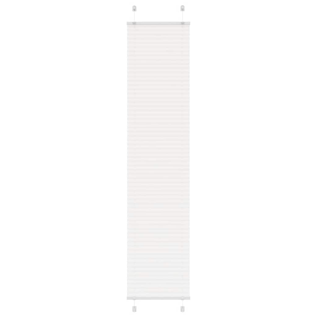 Pleated Blind White 45x200 cm Fabric Width 44.4 cm Polyester