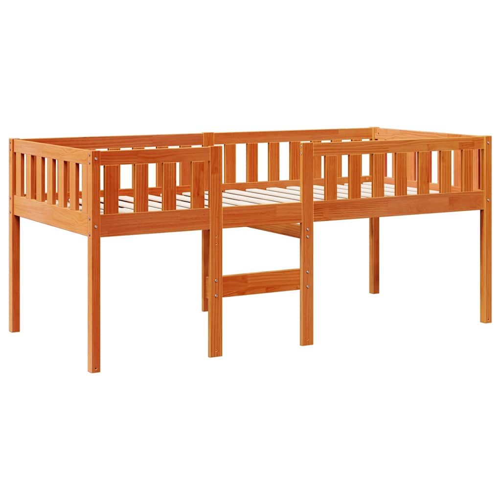 Children's Bed without Mattress Wax Brown 90x190 cm Solid Wood Pine