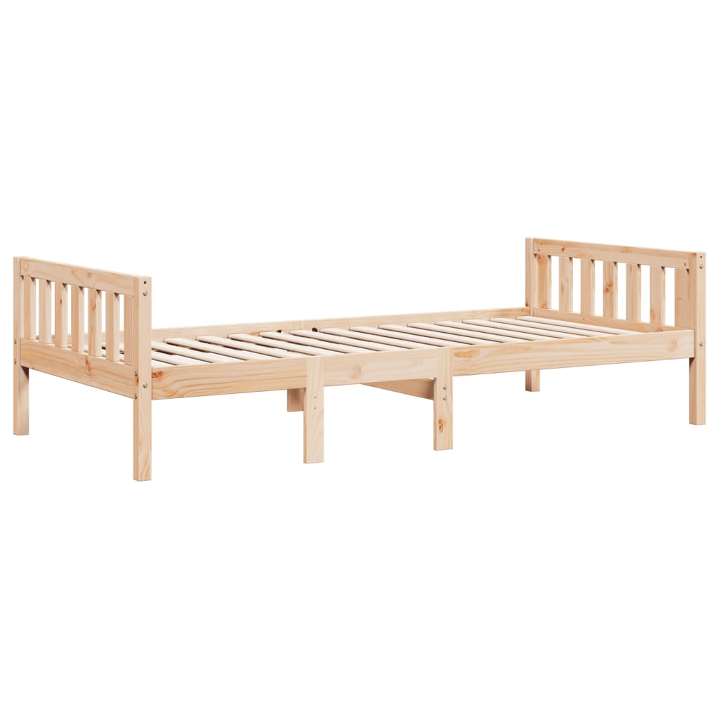 Children's Bed without Mattress 75x190 cm Solid Wood Pine