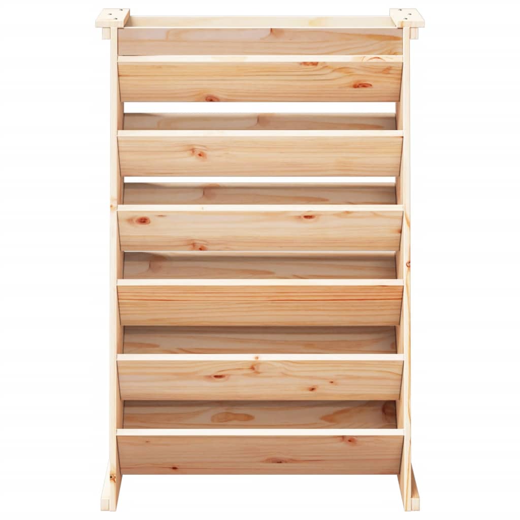 vidaXL Herb Planter 6-Tier 69x40x101.5 cm Solid Wood Pine