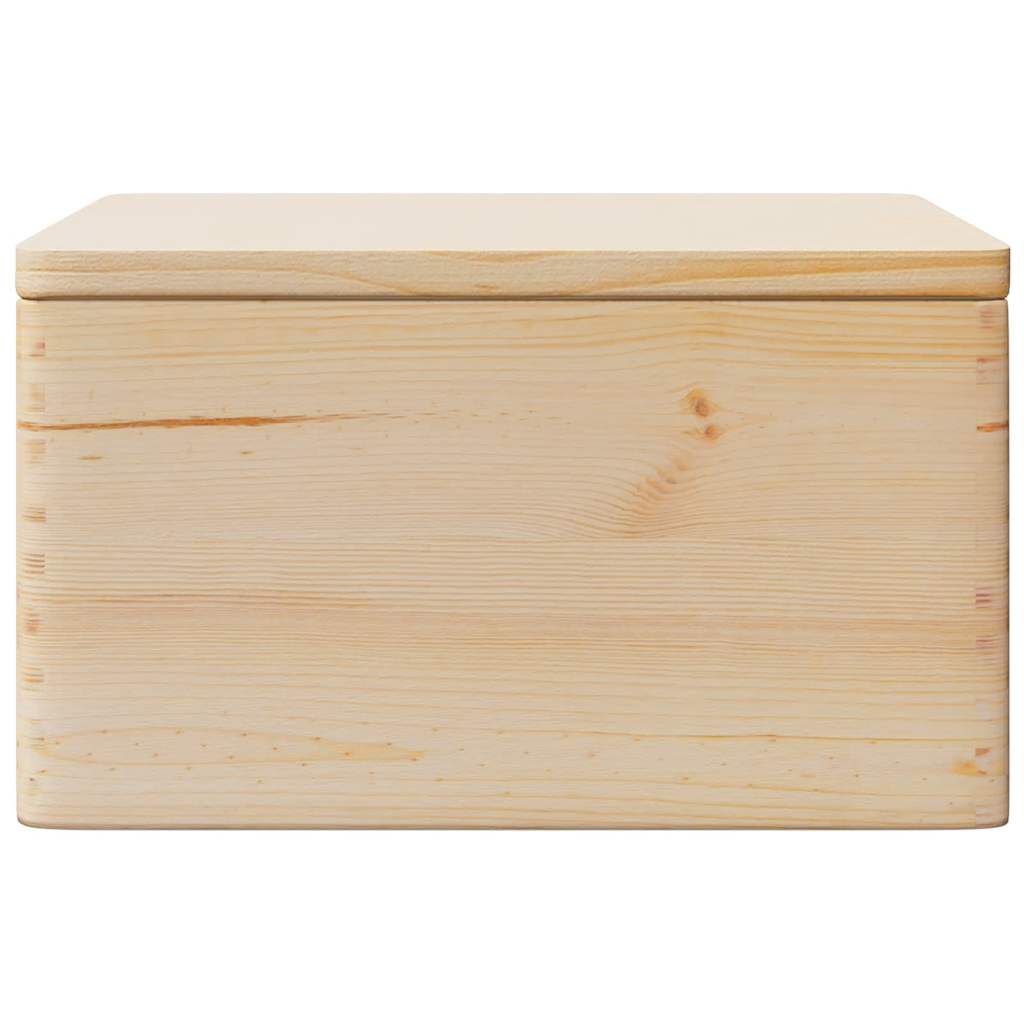 Wooden Box with Lid 40x30x23 cm Solid Wood Pine