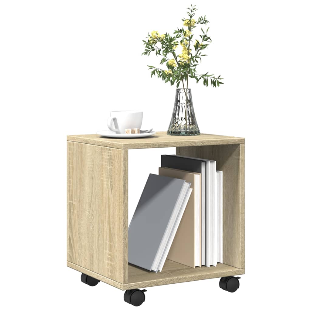 Rolling Cabinet Sonoma Oak 37x33x42,5 cm Engineered Wood