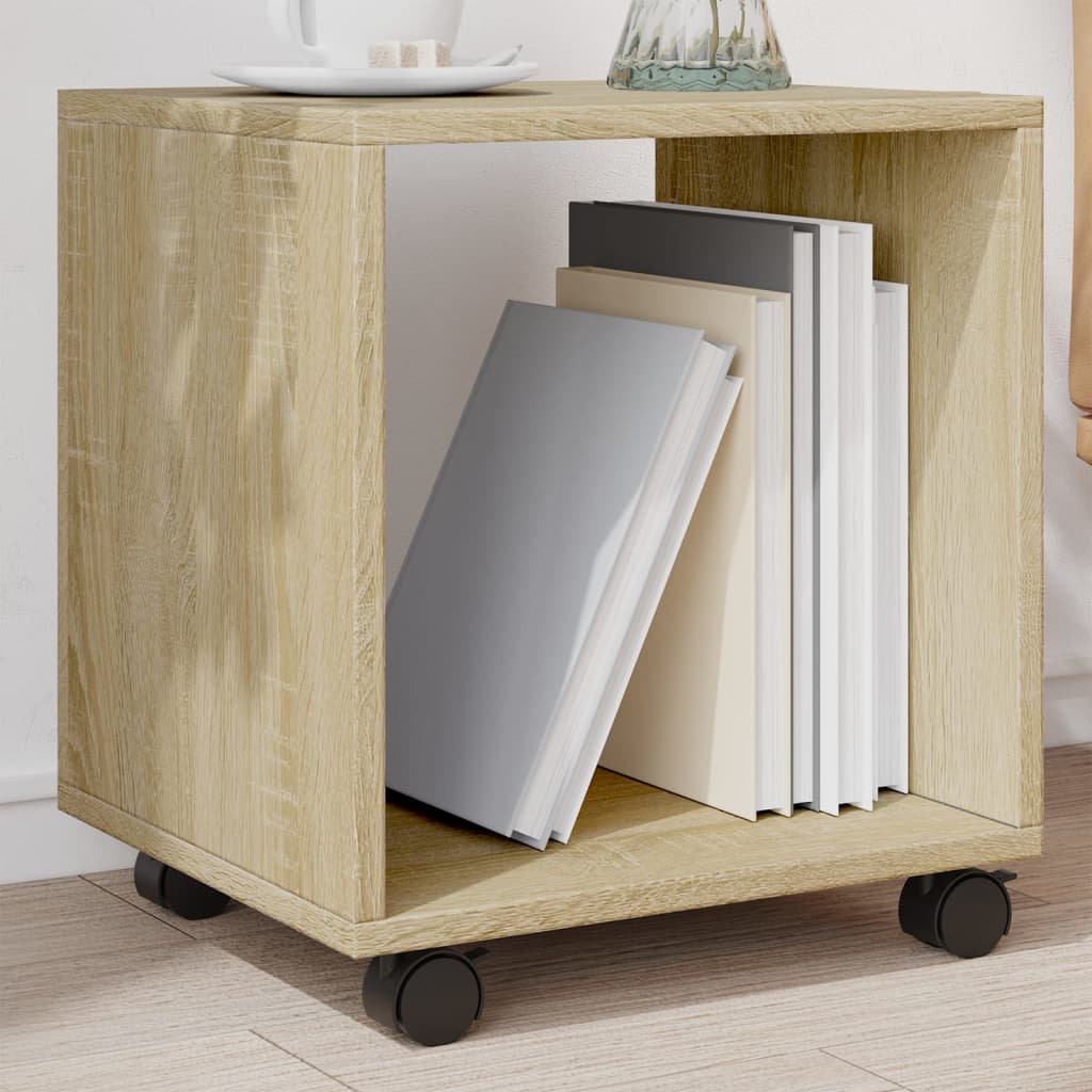 Rolling Cabinet Sonoma Oak 37x33x42,5 cm Engineered Wood