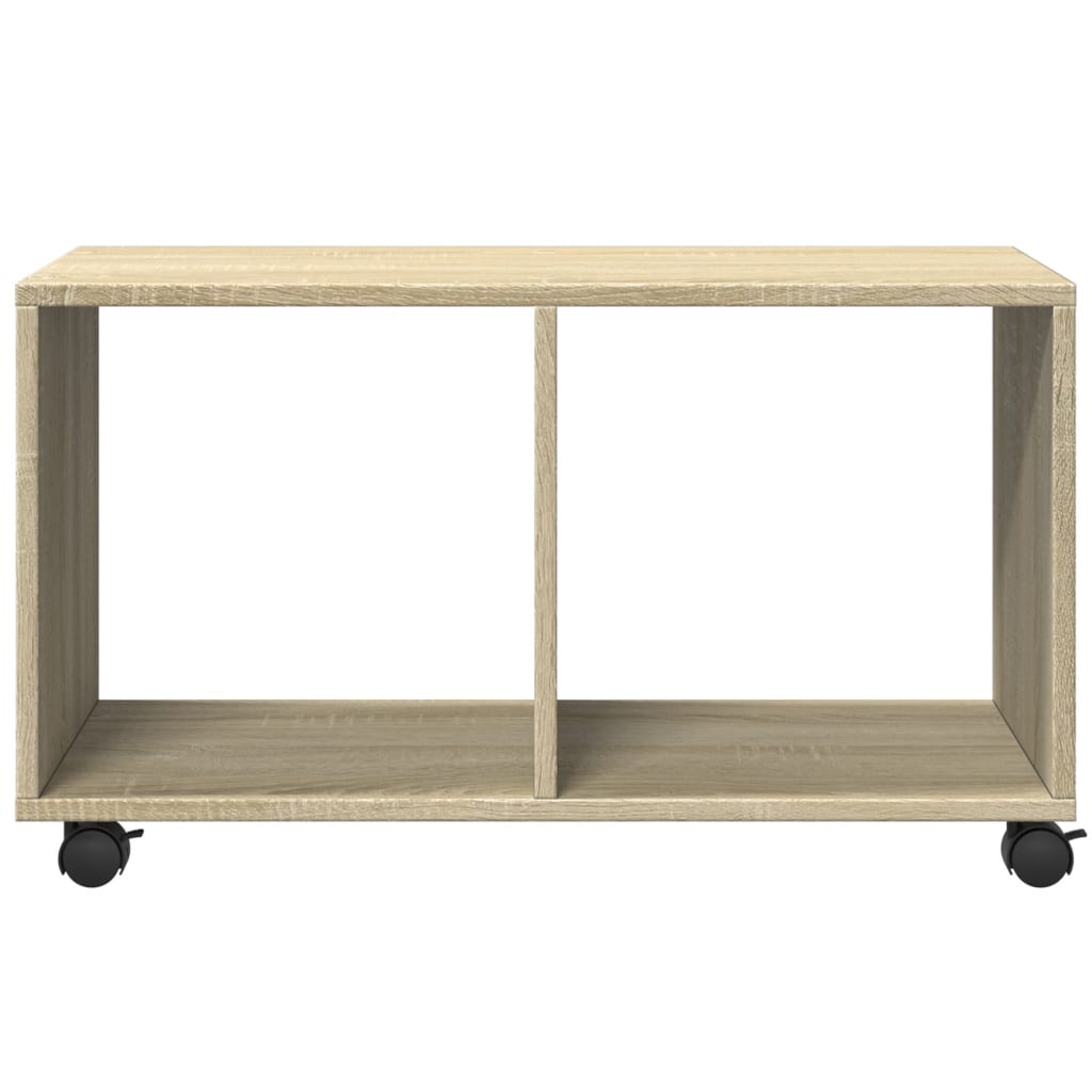 Rolling Cabinet Sonoma Oak 72x33x42,5 cm Engineered Wood