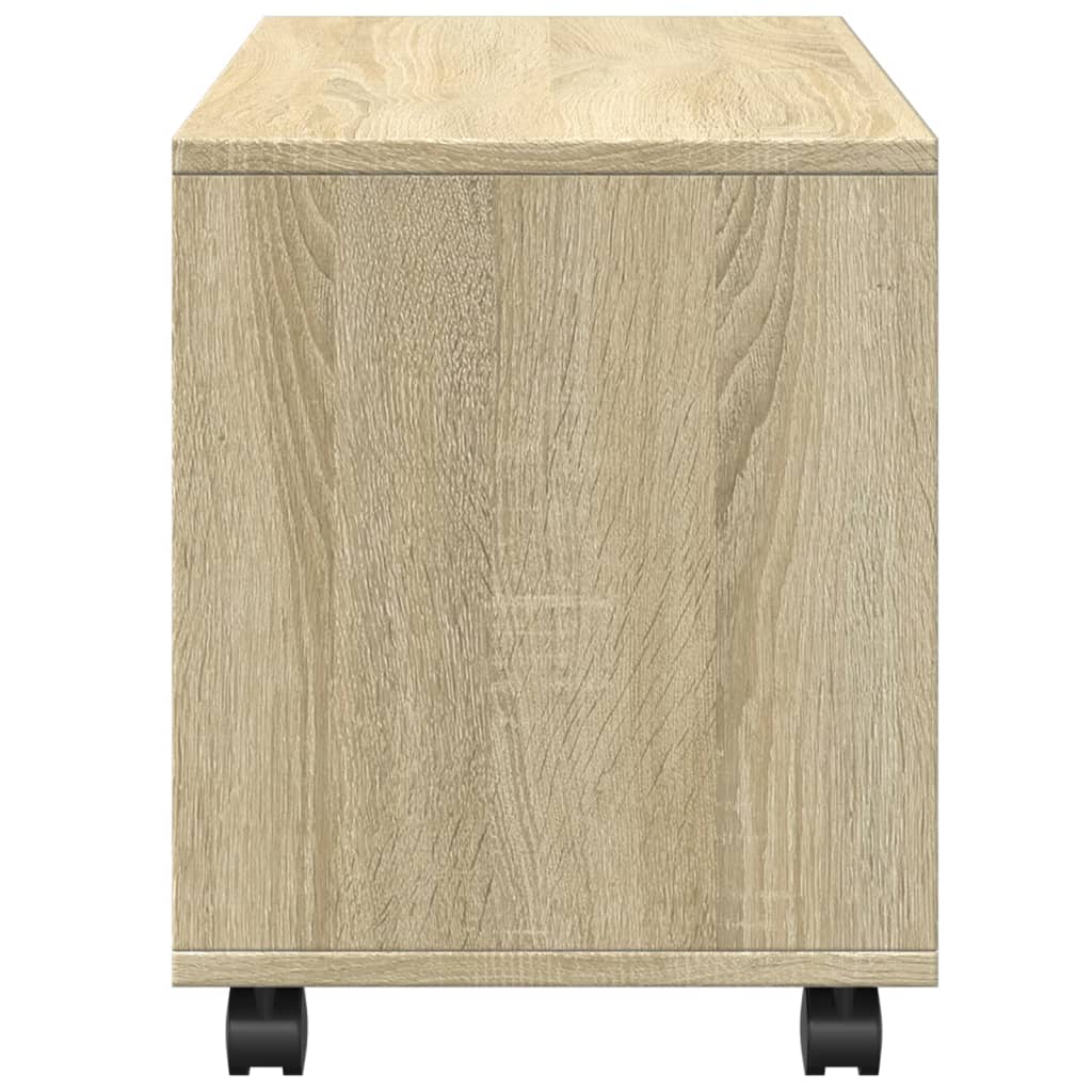 Rolling Cabinet Sonoma Oak 72x33x42,5 cm Engineered Wood