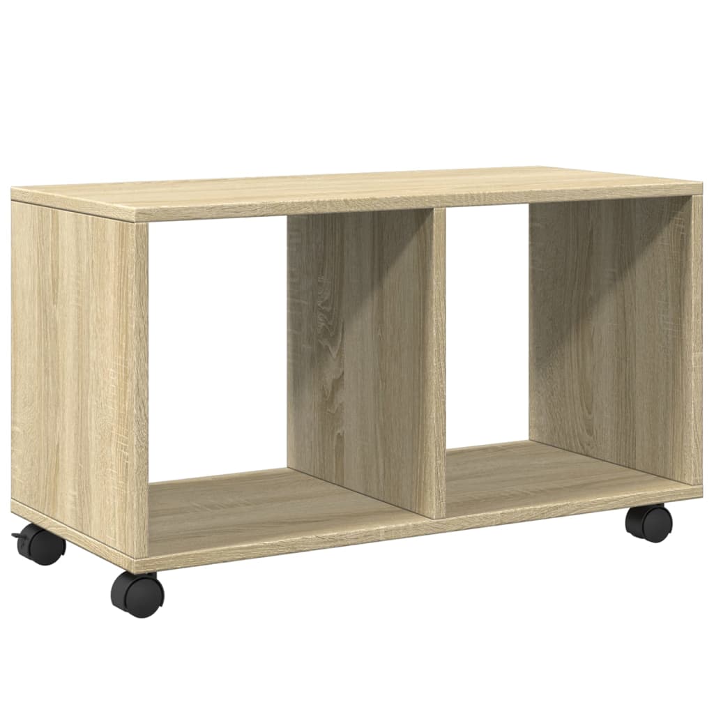 Rolling Cabinet Sonoma Oak 72x33x42,5 cm Engineered Wood