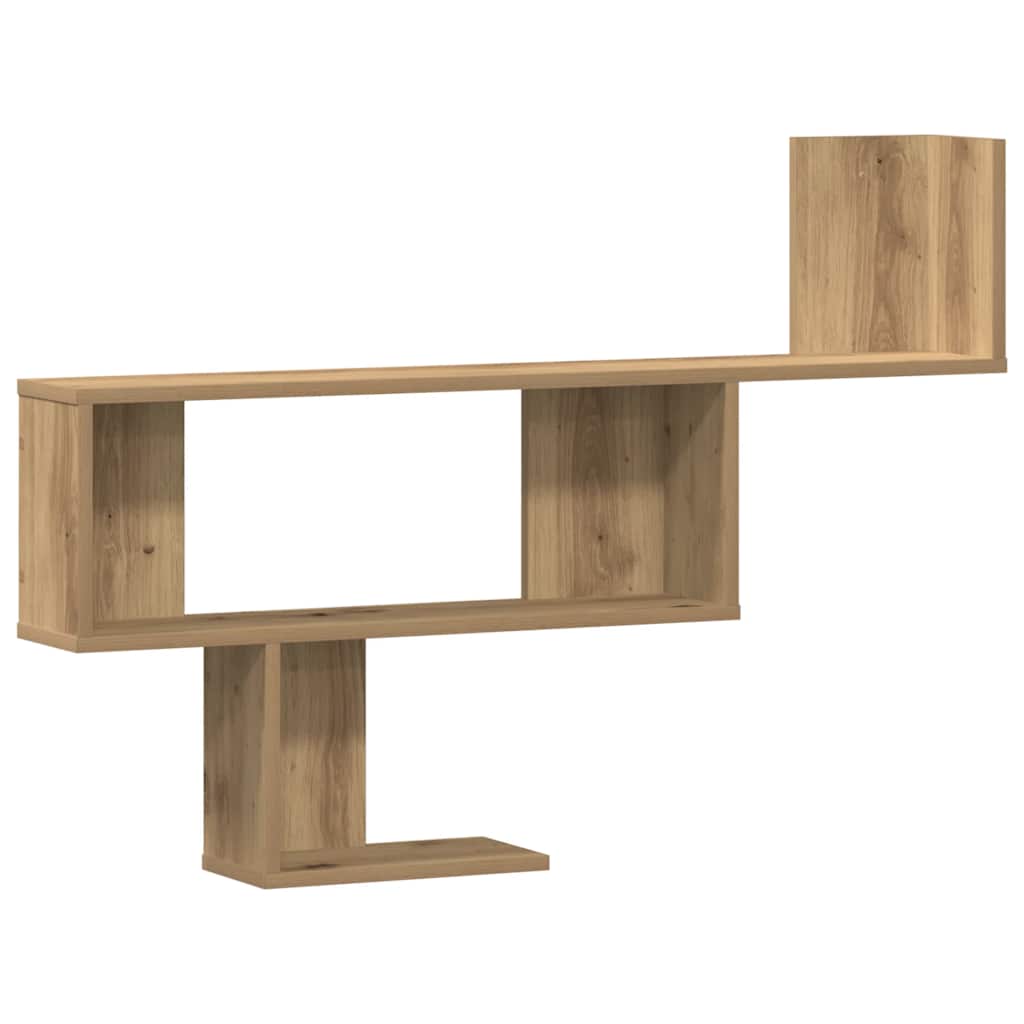 Wall Shelf Artisian Oak 100x15x70 cm Engineered Wood
