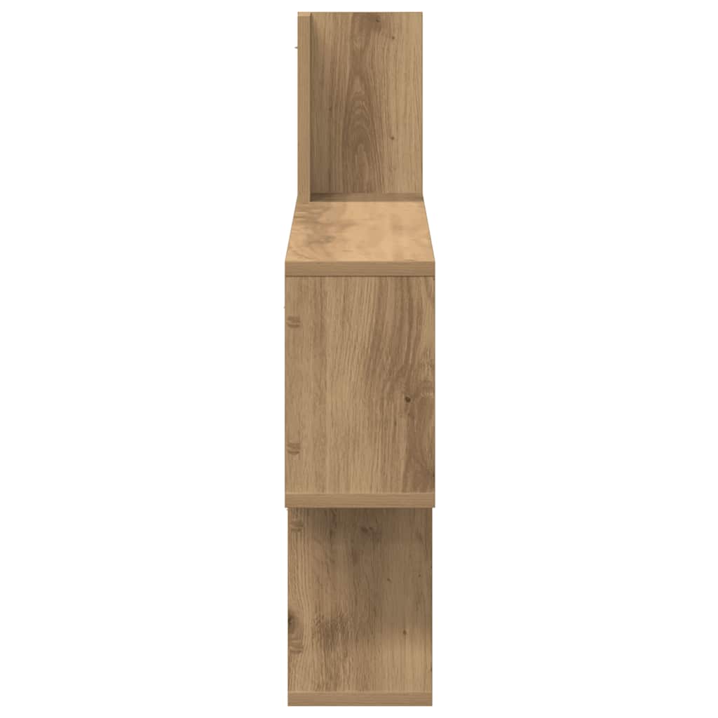 Wall Shelf Artisian Oak 100x15x70 cm Engineered Wood