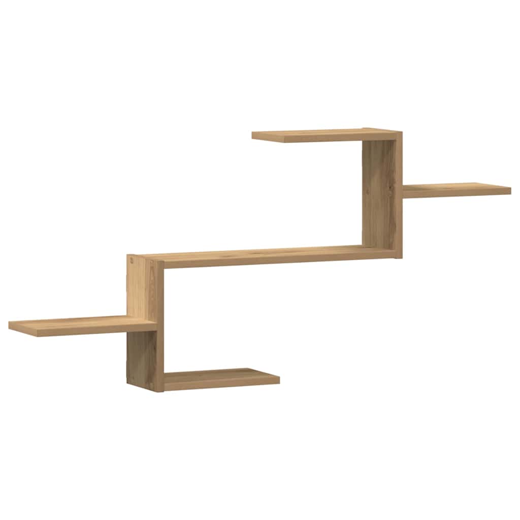 Wall Shelf Artisian Oak 104x15x49 cm Engineered Wood