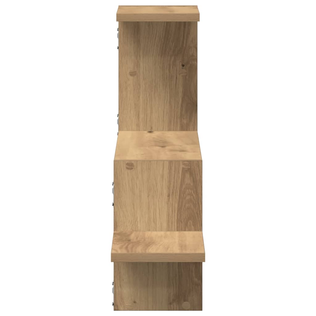 Wall Shelf Artisian Oak 104x15x49 cm Engineered Wood