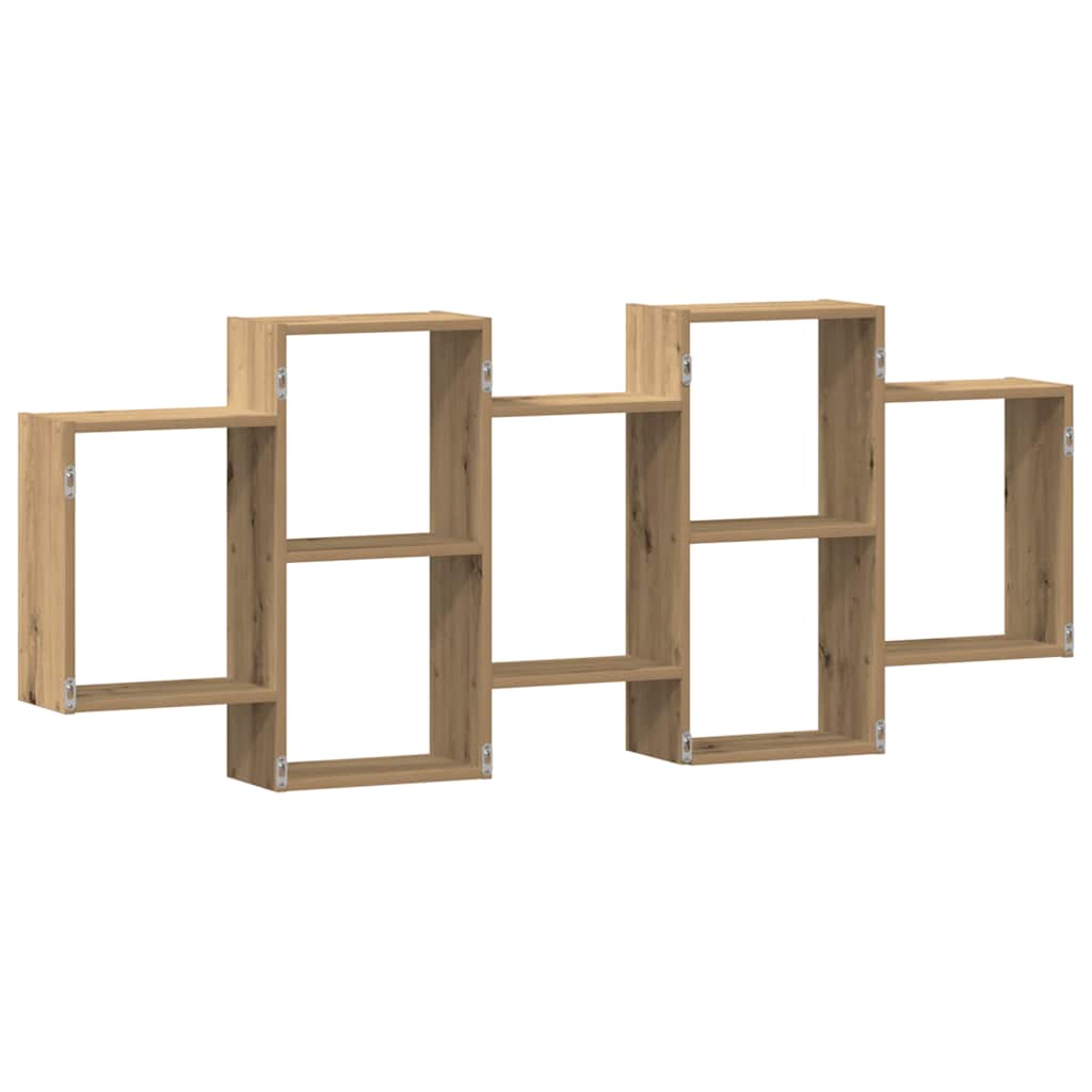 Wall Shelf Artisian Oak 159x18x65 cm Engineered Wood