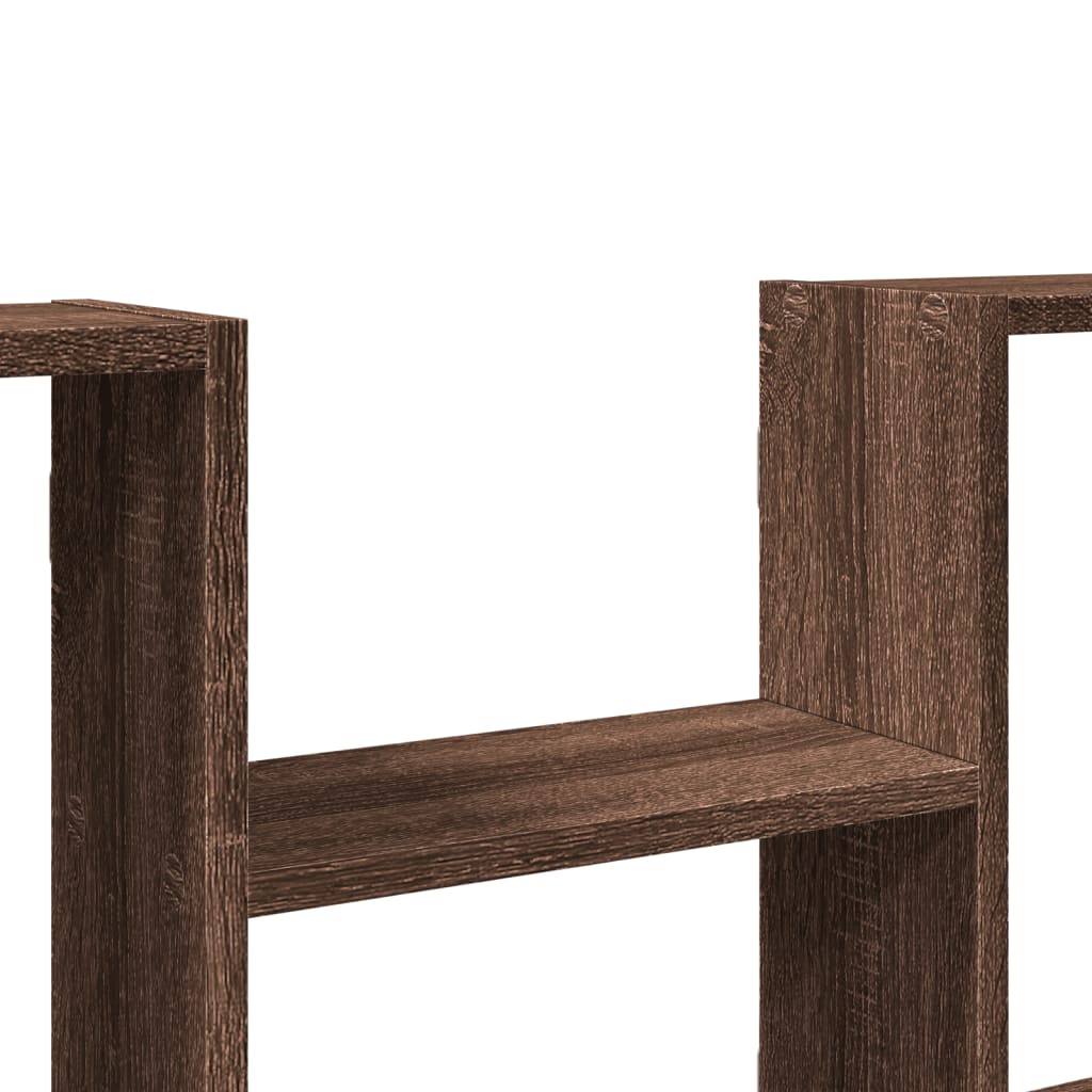 Wall Shelf Brown Oak 99x15x60 cm Engineered Wood