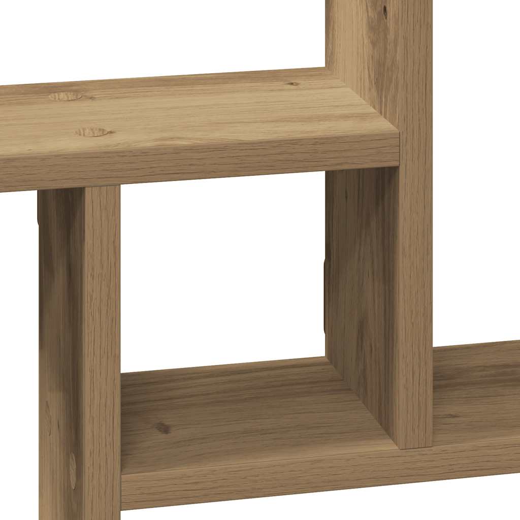 Wall Shelves 2 pcs Artisian Oak 38x12x38 cm Engineered Wood