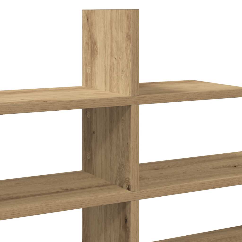 Wall Shelf Artisian Oak 124.5x18x60.5 cm Engineered Wood