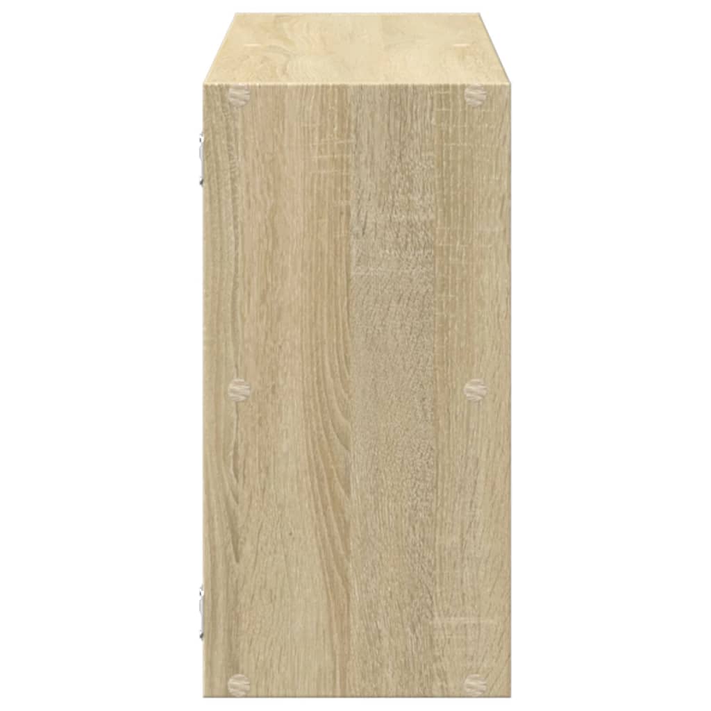 Wall Shelf Sonoma Oak 100x25x50 cm Engineered Wood