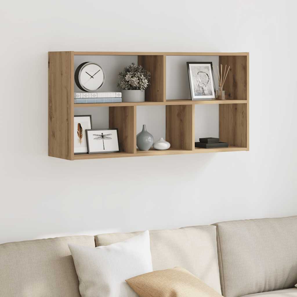 Wall Shelf Artisian Oak 100x25x50 cm Engineered Wood