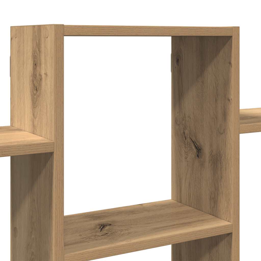 Wall Shelf Artisian Oak 159x18x66 cm Engineered Wood