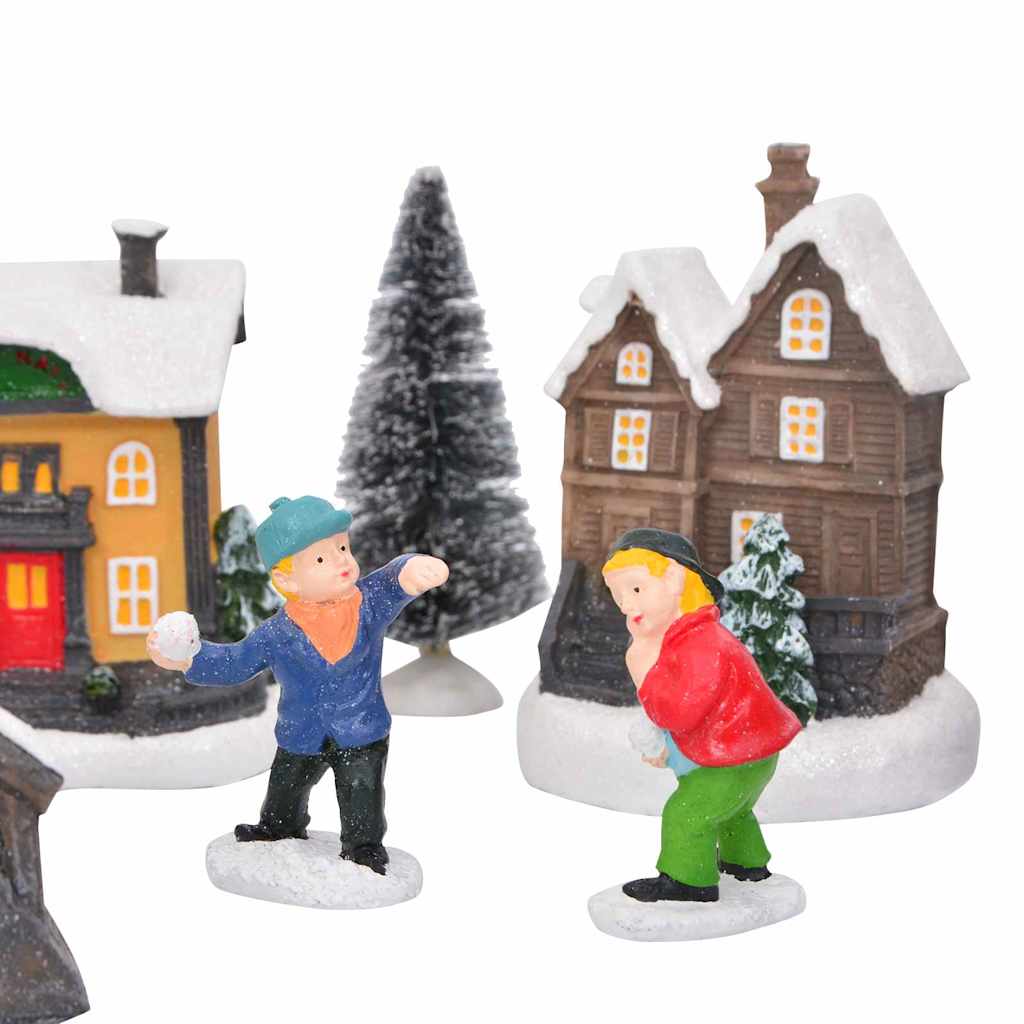 Christmas Tabletop Decor Multicolour Resin, Plastic