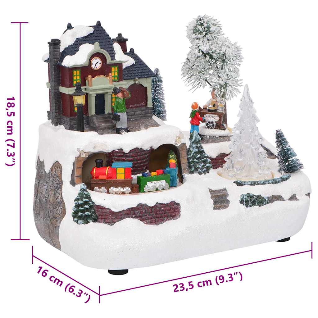 Christmas Tabletop Multicolour 23.5 x 16 x 18.5 cm Resin