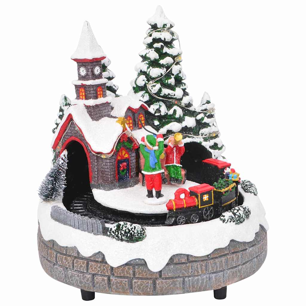Christmas Tabletop Multicolour 16 x 16 x 19 cm Resin