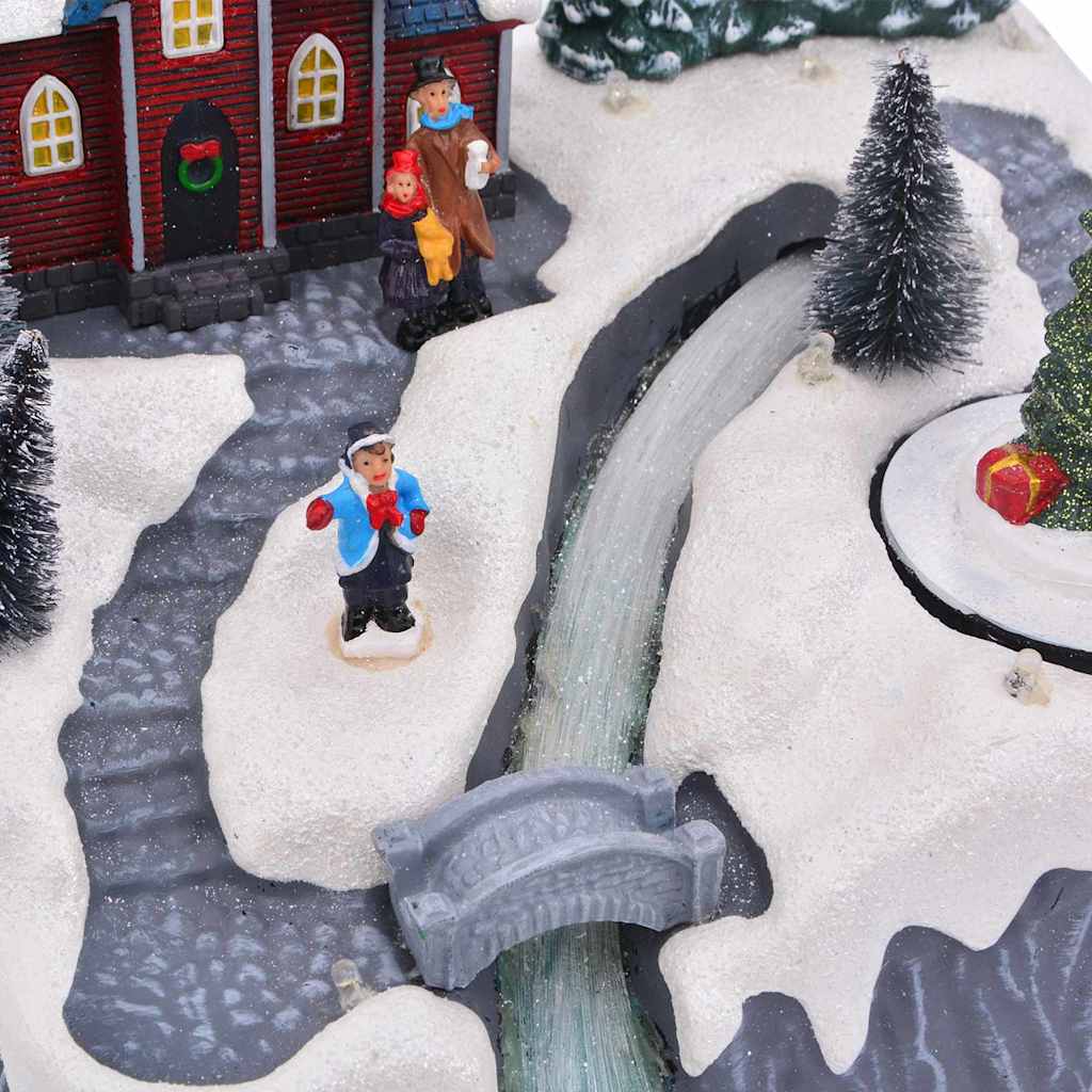 Christmas Village Decoration Multicolour 20.5 x 17 x 21 cm