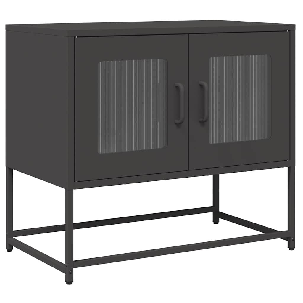 TV Cabinet Black 68x39x60,5 cm Cold-rolled Steel