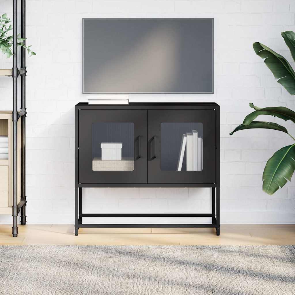 TV Cabinet Black 68x39x60,5 cm Cold-rolled Steel
